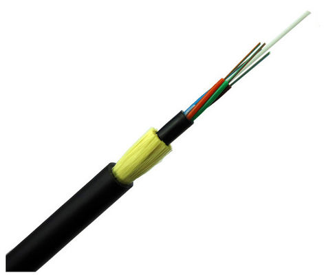 二重ジャケット96の中心100mのスパンG652d ADSSの光ファイバケーブル