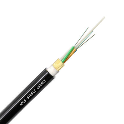 6-196中心G657A1 G657A2 OS1 OS2の非金属FPR ADSS光ファイバケーブル