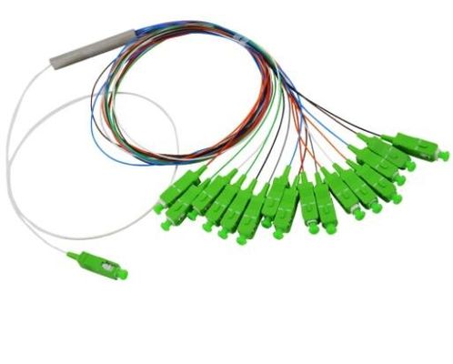 1*2 4 8 16 32 64 SM 0.9mm SC APCのコネクターの繊維光学PLCのディバイダー