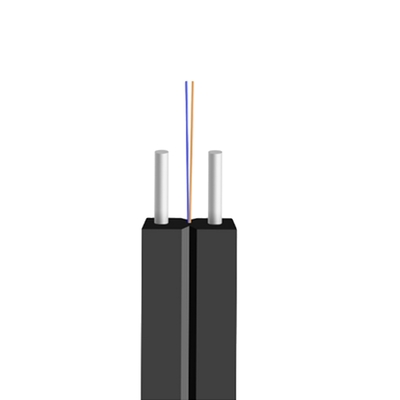 FTTH LSZHのジャケットG657Aの光ファイバケーブルGJXH/GJXFHのフラット ケーブル