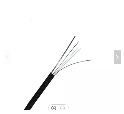 屋内屋外の1 2 4core FTTHはドロップ・ケーブルGJYXCHの単モード光ファイバケーブルを