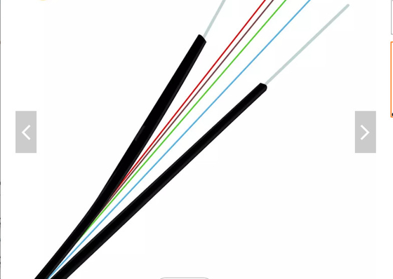 GJXH FTTHのドロップ・ケーブルLSZHのジャケット1の中心2の中心G657A FTTHの低下繊維ケーブル