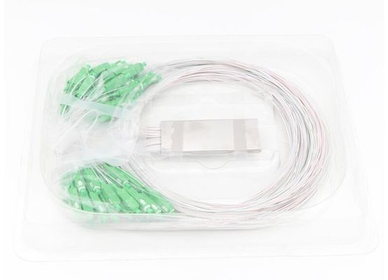 FTTH 1x2 1x4 1x8 1x16 SC UPC APCのコネクターの繊維光学PLCのディバイダー