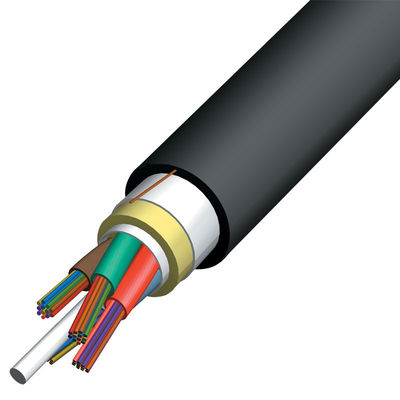 6-196中心G657A1 G657A2 OS1 OS2の非金属FPR ADSS光ファイバケーブル