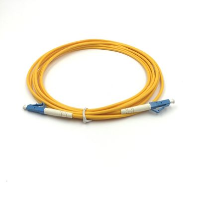 LSZH 3.0mm SC-SC SMの単一モード繊維パッチの鉛