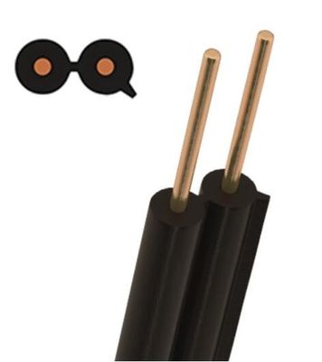 2つの中心の屋外の引込み線ケーブル コンダクターの電話銅ケーブル