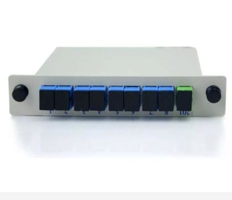 挿入物のタイプが付いている1*8 SCUPC APCの繊維光学PLCのディバイダー