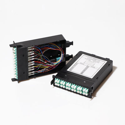 FOC OM3 MTP MPO LC 12の繊維光学カセット モジュール
