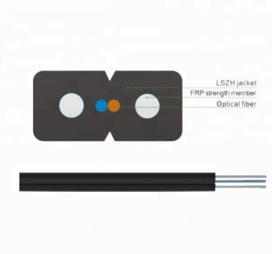 FTTH Singldemode FRP KFRPの鋼鉄強さメンバーの光ファイバケーブル