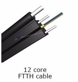 屋内屋外の1つの中心FTTHのドロップ・ケーブルG657A1 G657A2 G652D