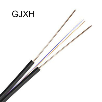 FTTHのネットワークの配線システムのための屋内2中心繊維のドロップ・ケーブル1260nm LSZHのジャケット