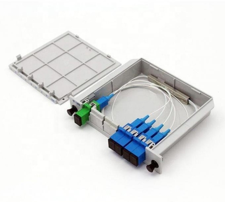 SC/APCのコネクターFTTHカセットと光ファイバーFTTH 1x12 PLCのディバイダー